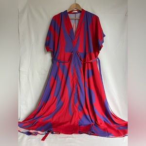 eShakti Custom Tea-Length Dress 2X
